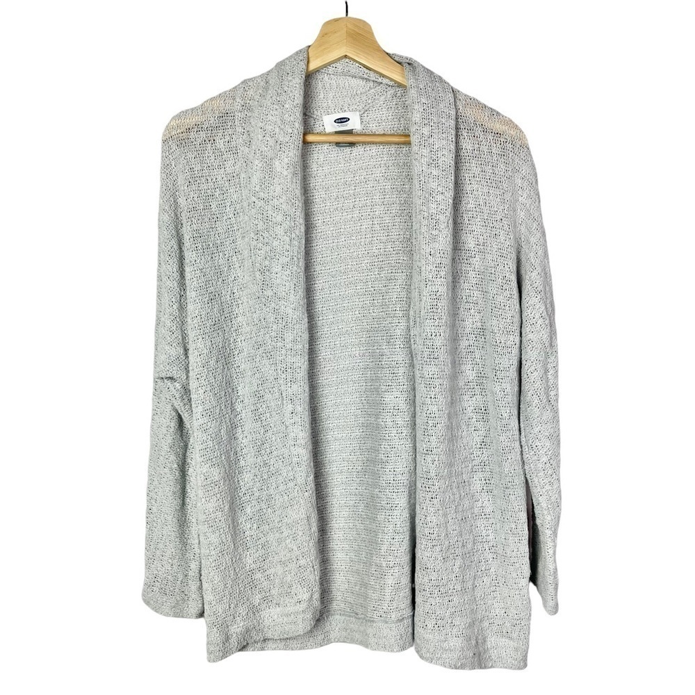 Old Navy Light Gray Open Knit Cardigan Sweater XS - Picture 1 of 3